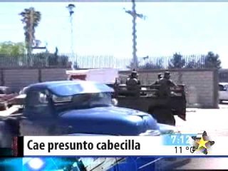 Cae presunto cabecilla