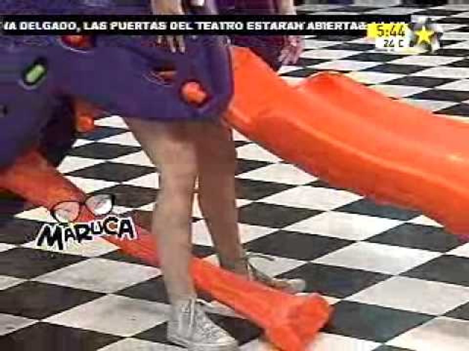 Maruca se accidenta