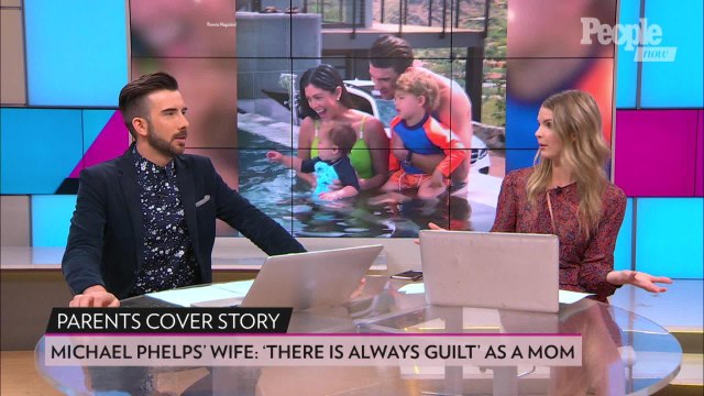 Michael Phelps' Pregnant Wife Nicole Says 'There Is Always Guilt' as a Mom 'No Matter What'