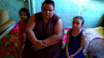 Doente e com o marido desempregado, mulher pede ajuda para conseguir alimentar as filhas