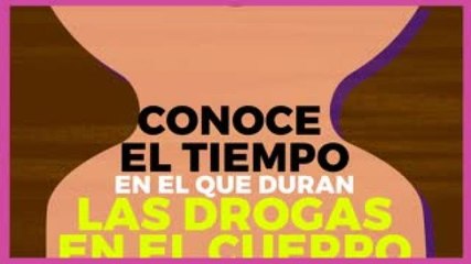 Tecnología y ciencia | ¿Sabes cuánto duran las drogas en tu cuerpo?