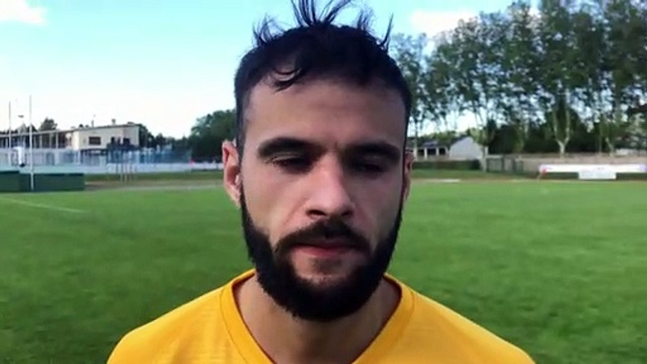 Coupe du Rhône (1/2 finale) – Kevin BERITON réagit après l’élimination de MDA FOOT B contre le FC VAULX B