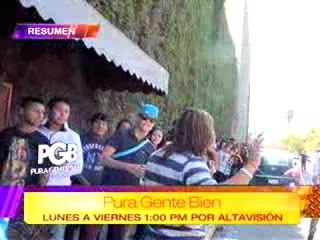 Que sucede afuera del estudio de Pura Gente Bien ....