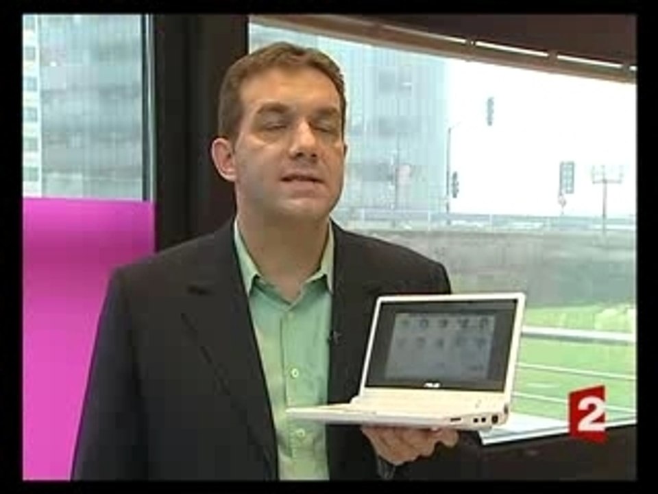 L'Asus EEE 701 présenté par France 2 au JT de 20h