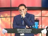 Ernesto Chavana triste al abandonar las Noches del Futbol.