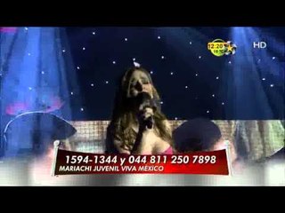 Brenda canta con Mariachi en Homenaje a Jenni Rivera