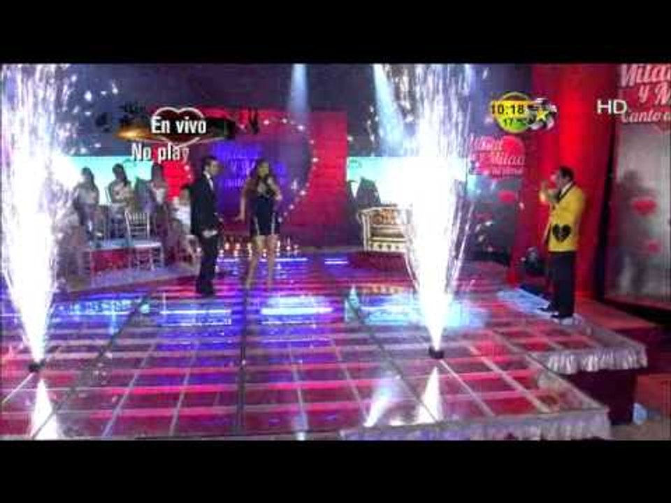 Fabio Melanitto y Brenda Bezares cantan a duo en Mitad y Mitad