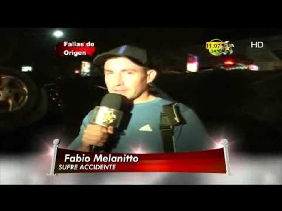 Lamentable Accidente de Fabio Melanitto