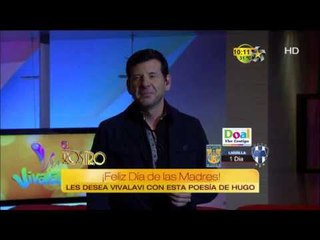 Hugo santos rompe en llanto en una hermosa declamación alas madres