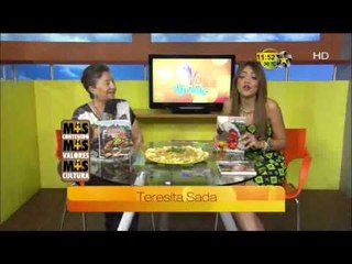 Teresita Sada " Receta de arroz " (Más Contenido,Más Valores y Más Cultura)