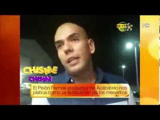 Pelón Ramos platica sobre el programa de Acábatelo