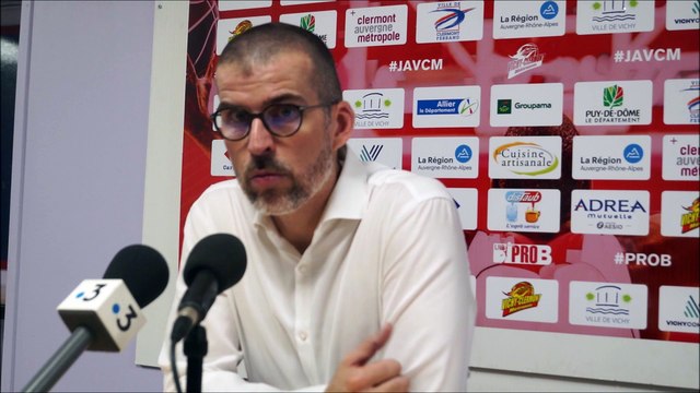 En conférence de presse : J.A.VCM / Gries-Oberhoffen (1/4 de finale Playoffs Pro B)