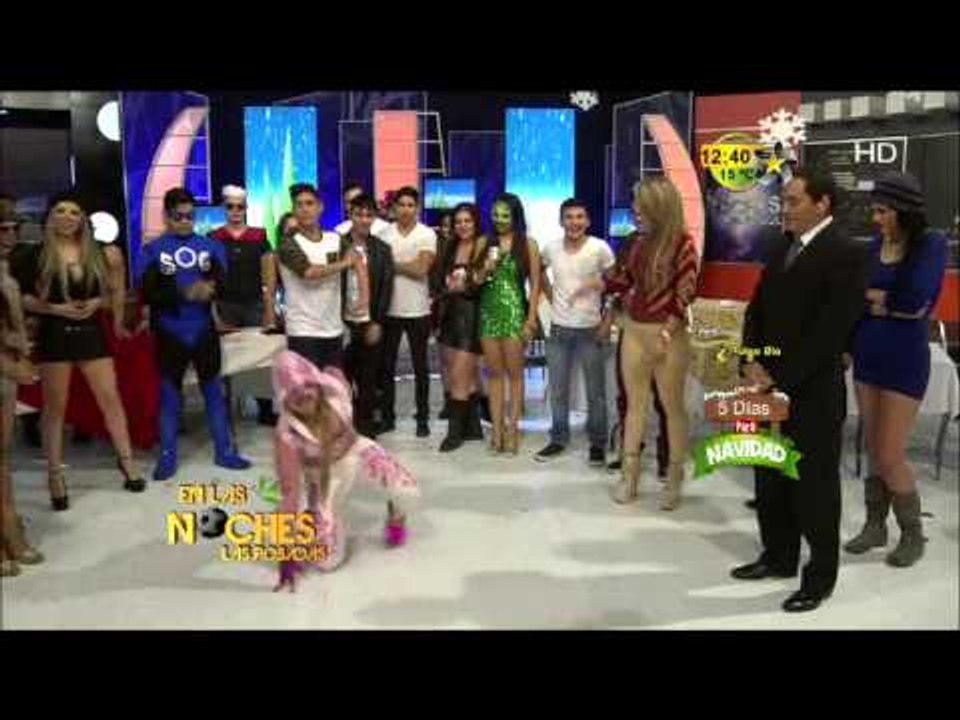 Sandra demuestra sus habilidades