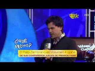 Pato Zambrano opina de sus compañeros