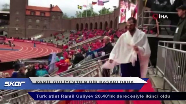 200 metrede Ramil Guliyev ikinci oldu