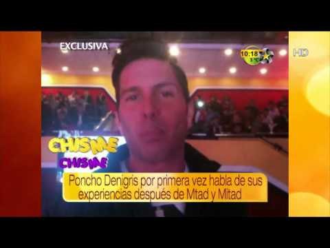 Poncho Denigris por primera vez habla de sus experiencias después de Mitad y Mitad