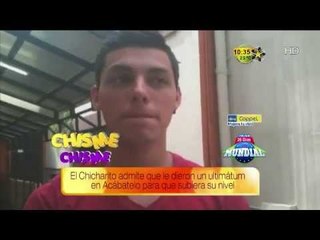 Chicharito platica de su experiencia en Acábatelo