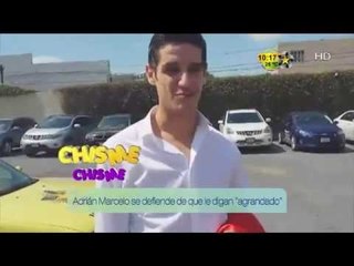 Adrián Marcelo anda de crecido