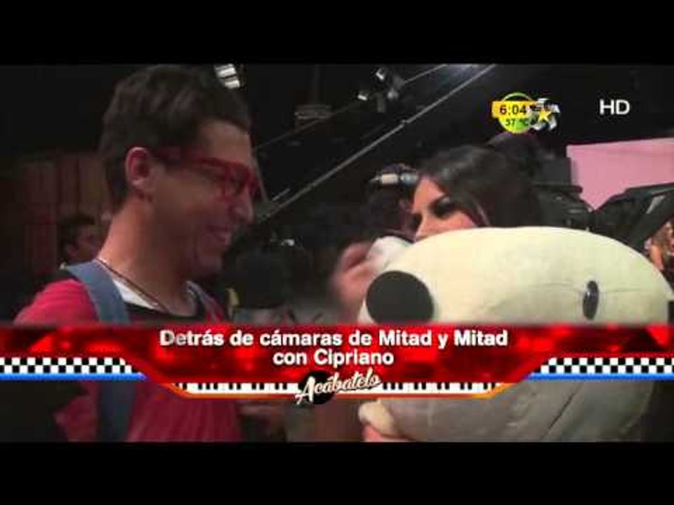 Cipriano y su detrás de cámaras (Gisselle y Ema en la Pijamada)