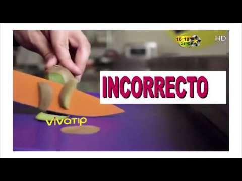 La manera correcta de cortar las frutas