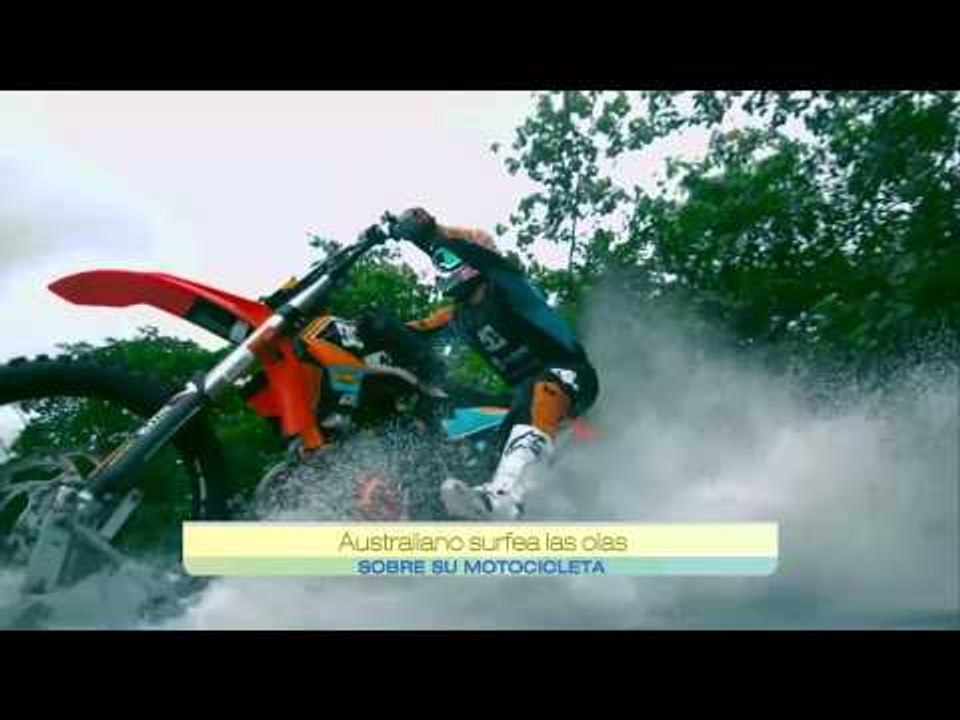 Surfeando en moto
