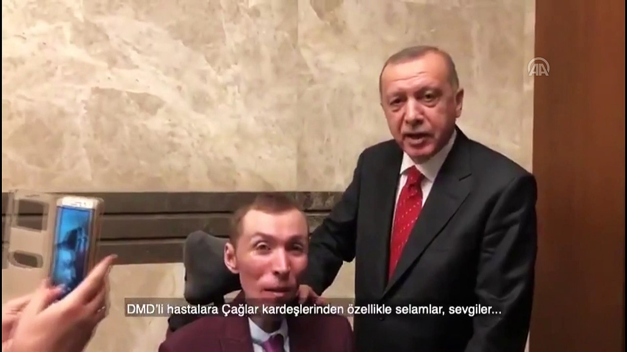 Cumhurbaşkanı Erdoğan'dan, DMD hastası Çağlar Ö...
