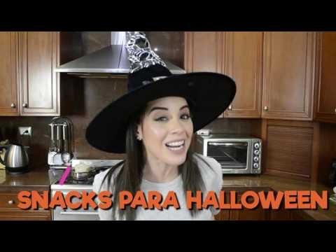 Snack para halloween en el blog de Arely