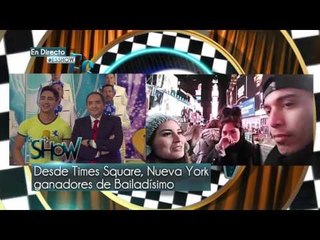Desde New York los ganadores de Bailadísimo