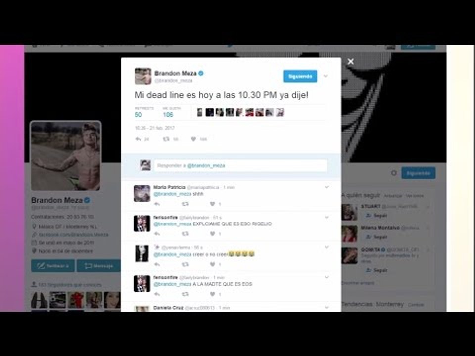 ¿Volverán Brandon Meza y Melisa?