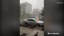 Surprise storm lets loose a barrage of rain