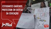 Estudantes gaúchos protestam nas escolas em defesa da educação