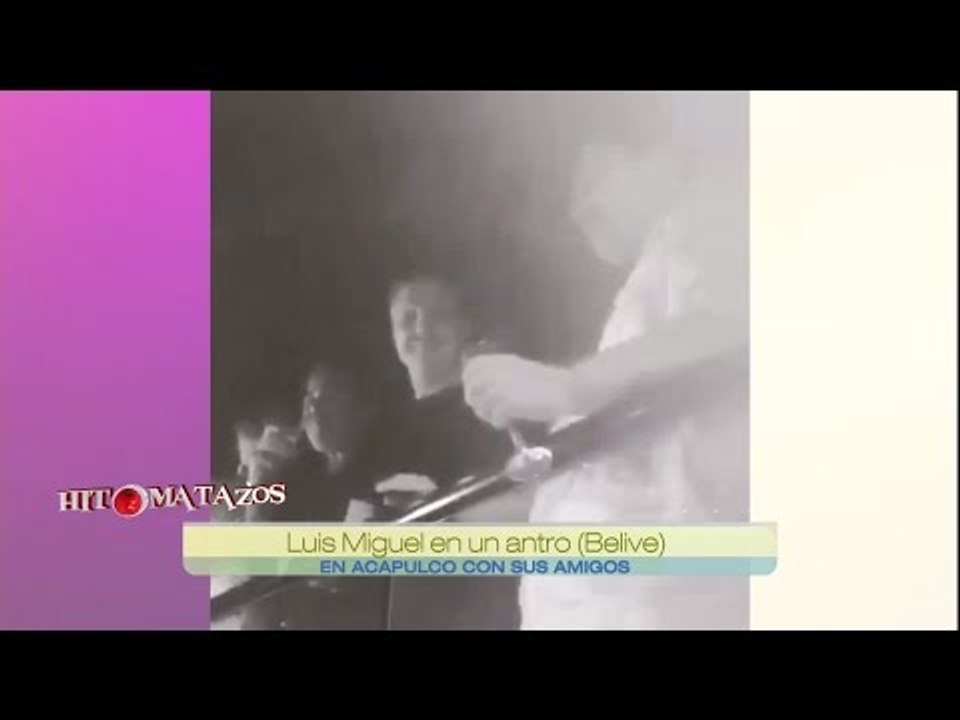 Graban a Luis Miguel en un antro