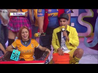 Mónica supera su miedo al hielo