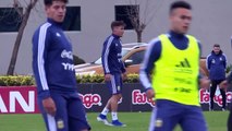 Messi entrena con la selección de cara a la Copa América