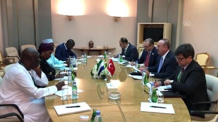 Çavuşoğlu, Sierra Leone Dışişleri Bakanı Tunis ile görüştü
