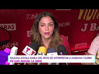 Paulina Dávila habla sobre la serie de Luis Miguel