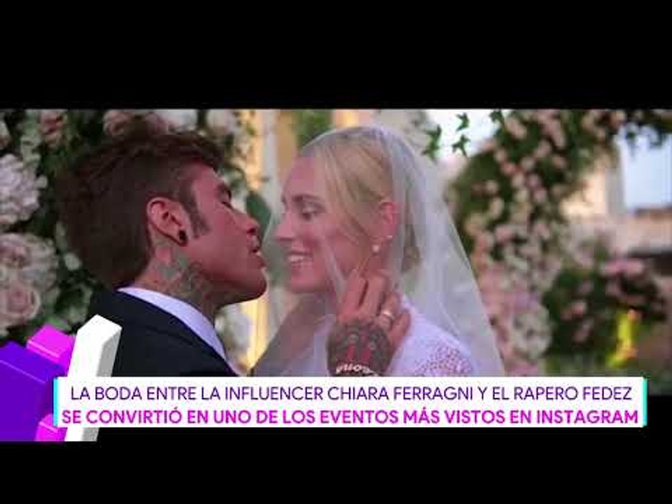 La boda entre la influencer Chiara Ferragni y el rapero Fedez | Destardes