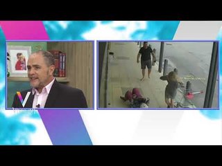 Lanza puñetazo y patada a una mujer | Vivalavi