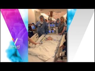 Despiden a su hija antes de ser operada | Vivalavi