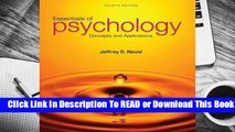 Online Essentials of Psychology: Concepts and Applications  For Online