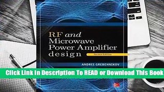 Online RF and Microwave Power Amplifier Design, Second Edition  For Full