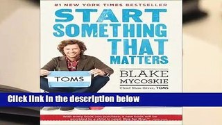 Full version  Start Something That Matters  Best Sellers Rank : #2