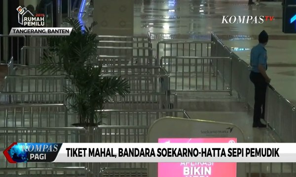 Tiket Mahal, Bandara Soekarno-Hatta Sepi Pemudik