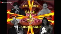 Español Latino JBL vs Eddie Guerrero vs Undertaker vs Booker T 2004 Armageddon WWE Championship Fatal Four-Way