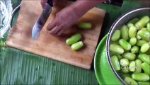 Village Aliments  Savoureux Bilimbi Confiture Préparée dans le Village de Cuisine de ma Mère