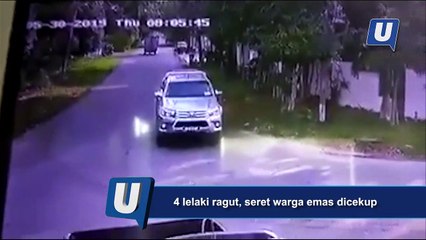 4 lelaki ragut, seret warga emas dicekup