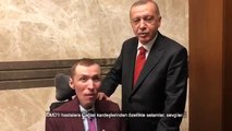 Başkan Erdoğan, DMD hastası gençle görüştü