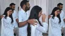 Ajay Devgan's daughter Nysa Devgan cries badly at Veeru Devgan's prayer meet; Must Watch |FilmiBeat