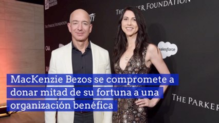 MacKenzie Bezos se compromete a donar mitad de su fortuna a una organización benéfica