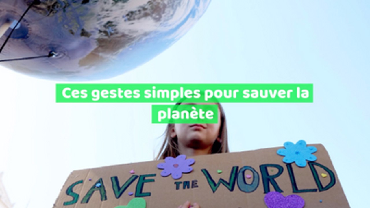 Journée internationale du développement durable: ces gestes simples pour sauver la planète